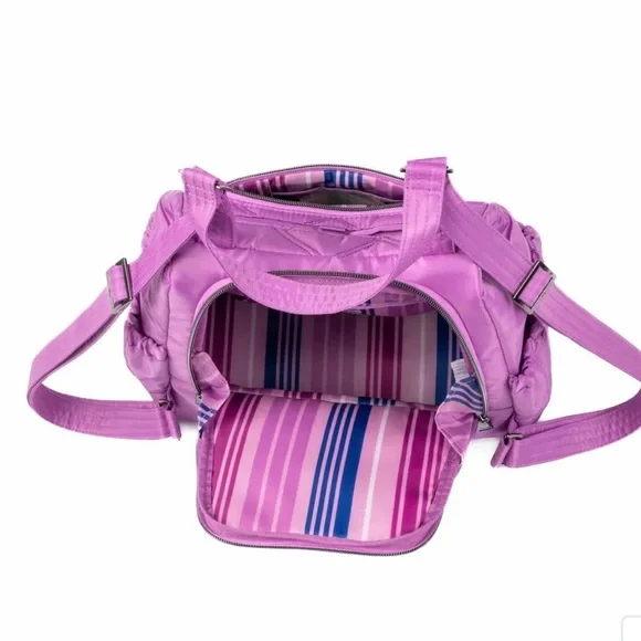 Lug Skyhop Convertible Backpack - Acai Berry NWT - Picture 5 of 11